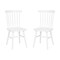Flash Furniture White Commercial Wooden Spindle Back Chairs, PK 2 ZH-8101WR-WH-2-GG - alternate 2